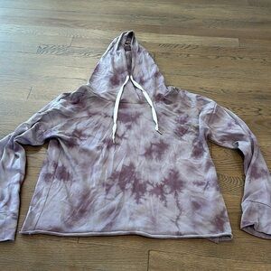 Peyton Jensen Women’s Purple Tie Dye Hoodie - Size Small